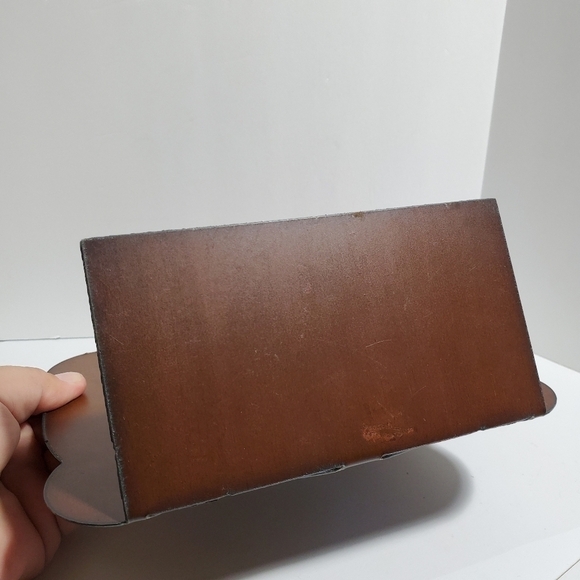 Magnetic Heart recipe picture note card holder Handmade Metal Memories - Picture 11 of 11